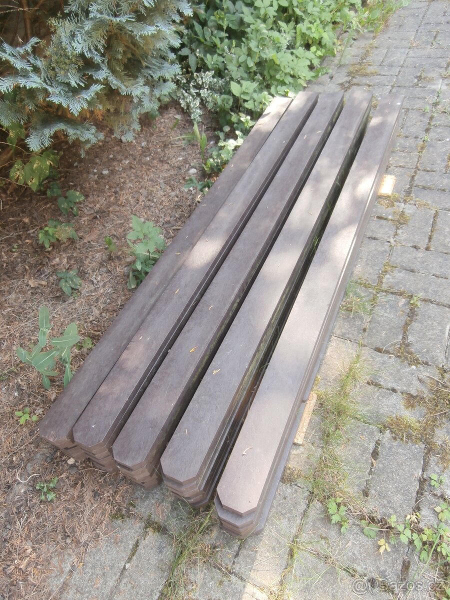 Prodám bránu, branku, plastové plaňky - 4