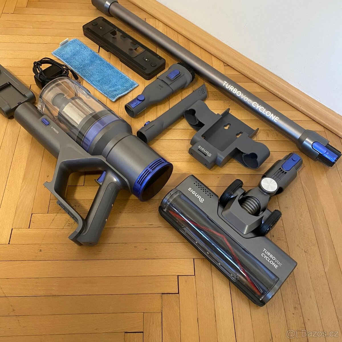 Tyčový vysavač Siguro VT‑H301B Turbo Vac Cyclone BLDC - 4
