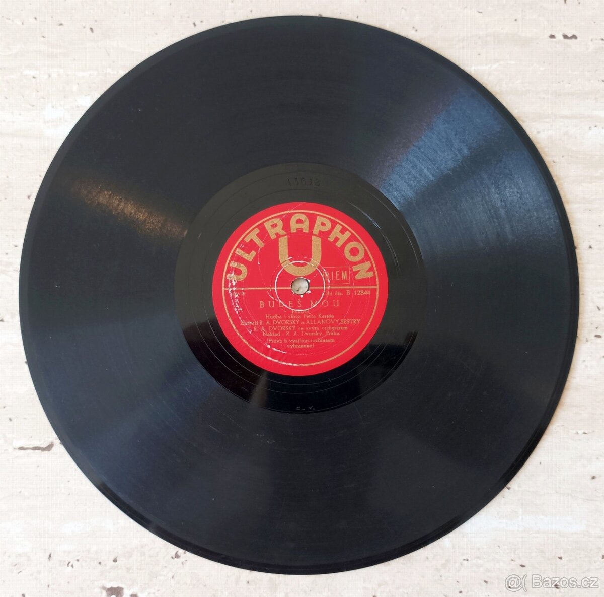 R. A. Dvorský a jeho orchestr, 4 staré šelakové gramodesky - 4