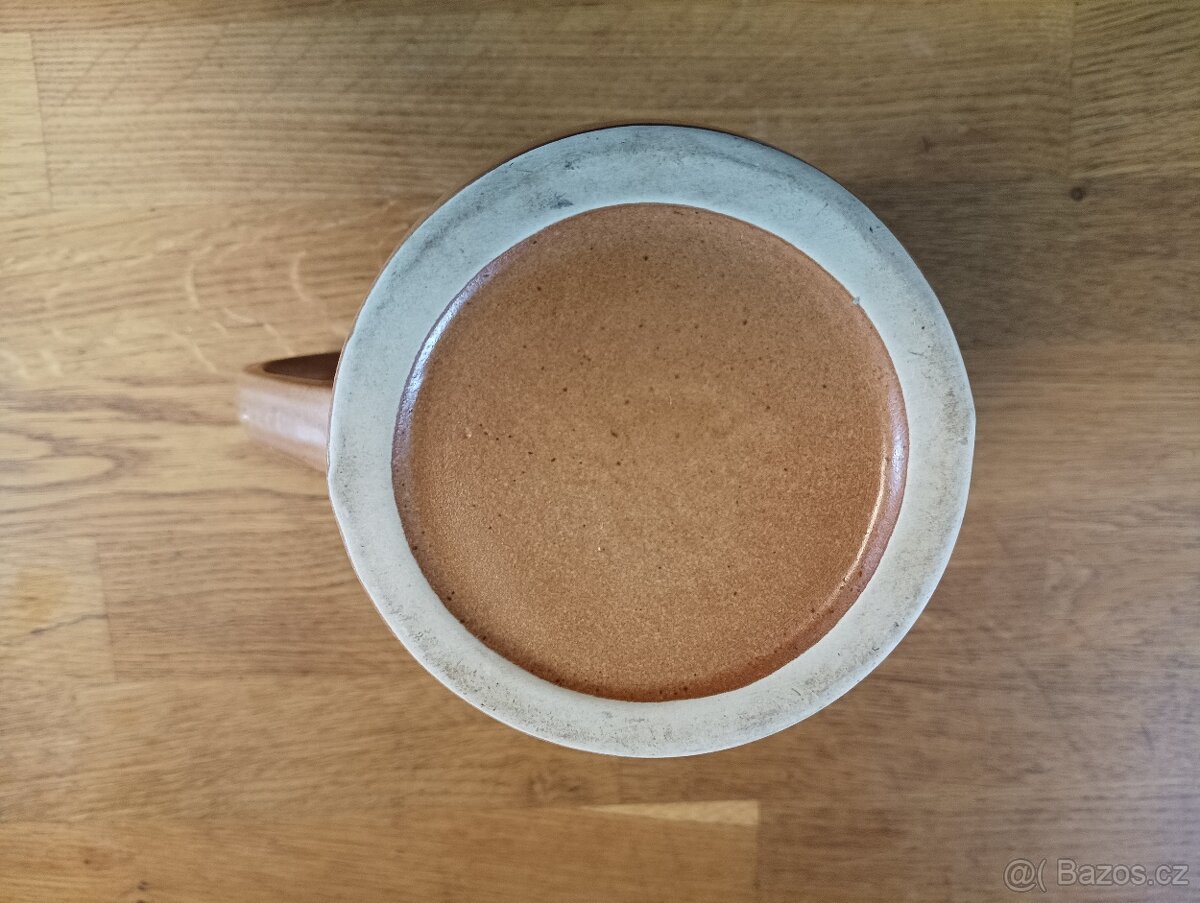 VINTAGE KAMENINOVÝ DŽBÁN GRÉS & POTIERS DIGOIN FRANCIE - 4