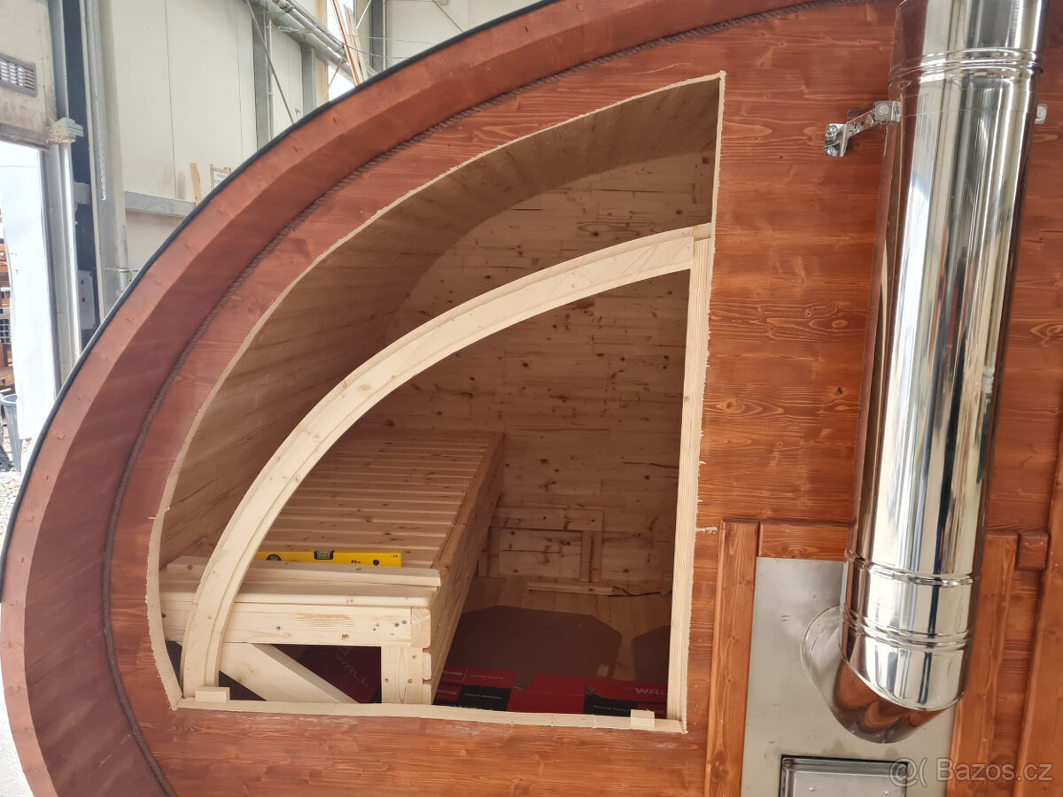 Venkovní finská panoramatická sauna - 4