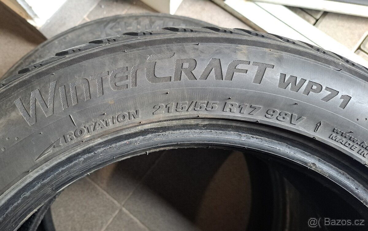 4x zimní pneu 215/55 r17 - 4