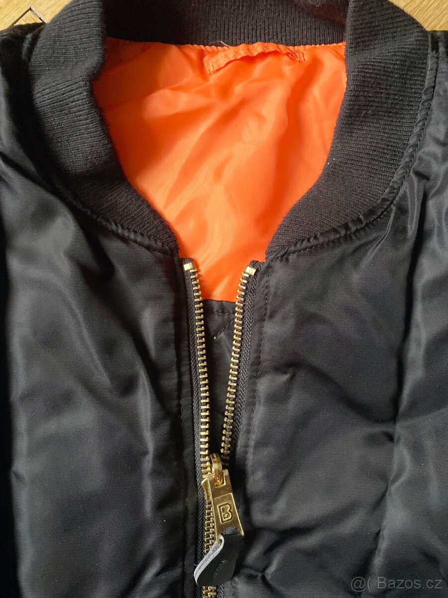 Nová bunda Bomber Brandit černá 3XL - 4