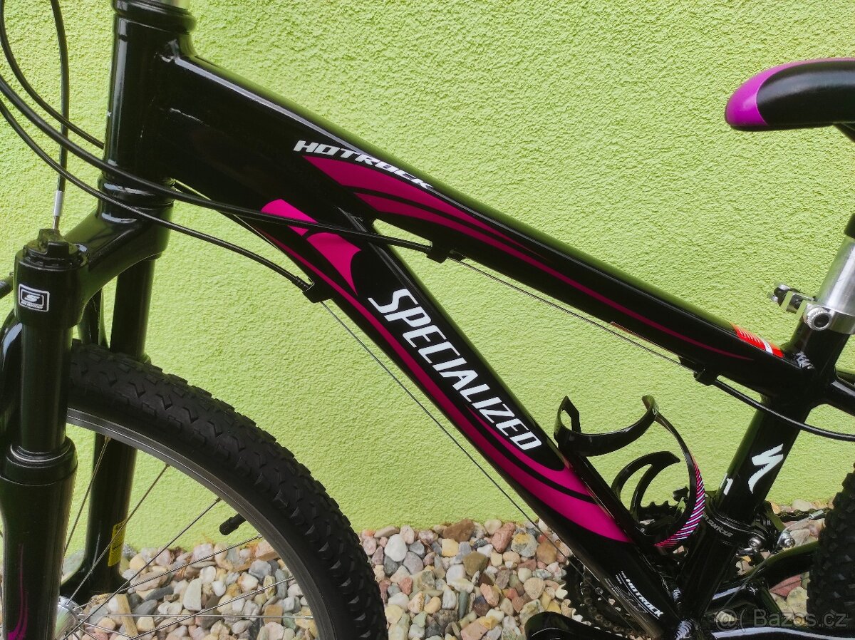 Značkové dětské kolo SPECIALIZED 24" (černá/fialová) - 4