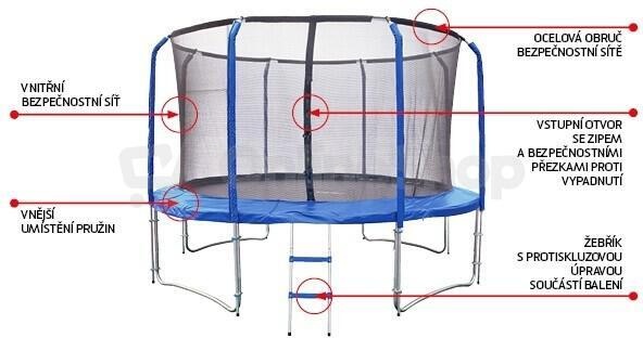 Trampolína Marimex obvod 366cm - 4