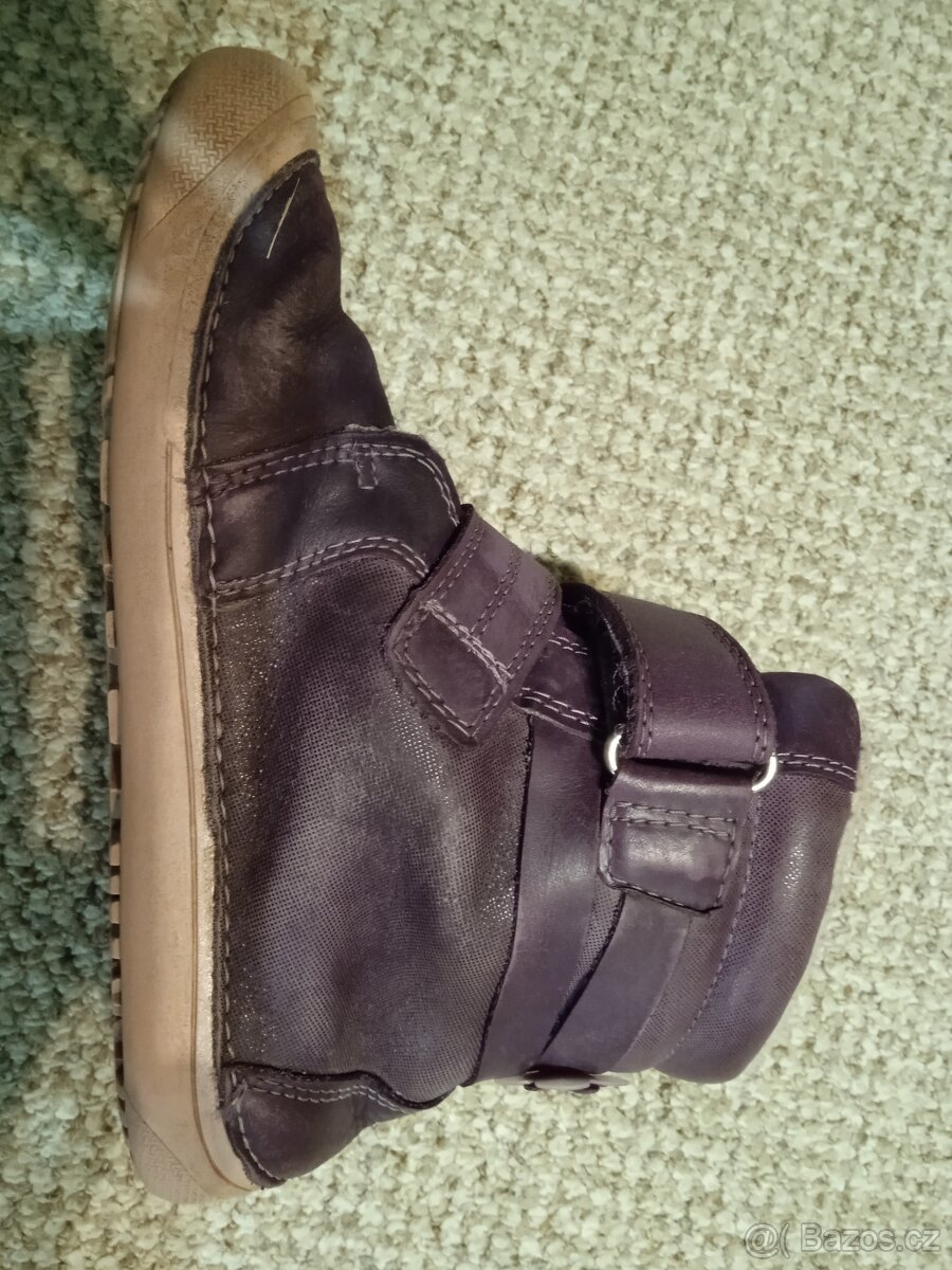 Dívčí kožené zimní boty D.D.Step, vel. 33 - 4