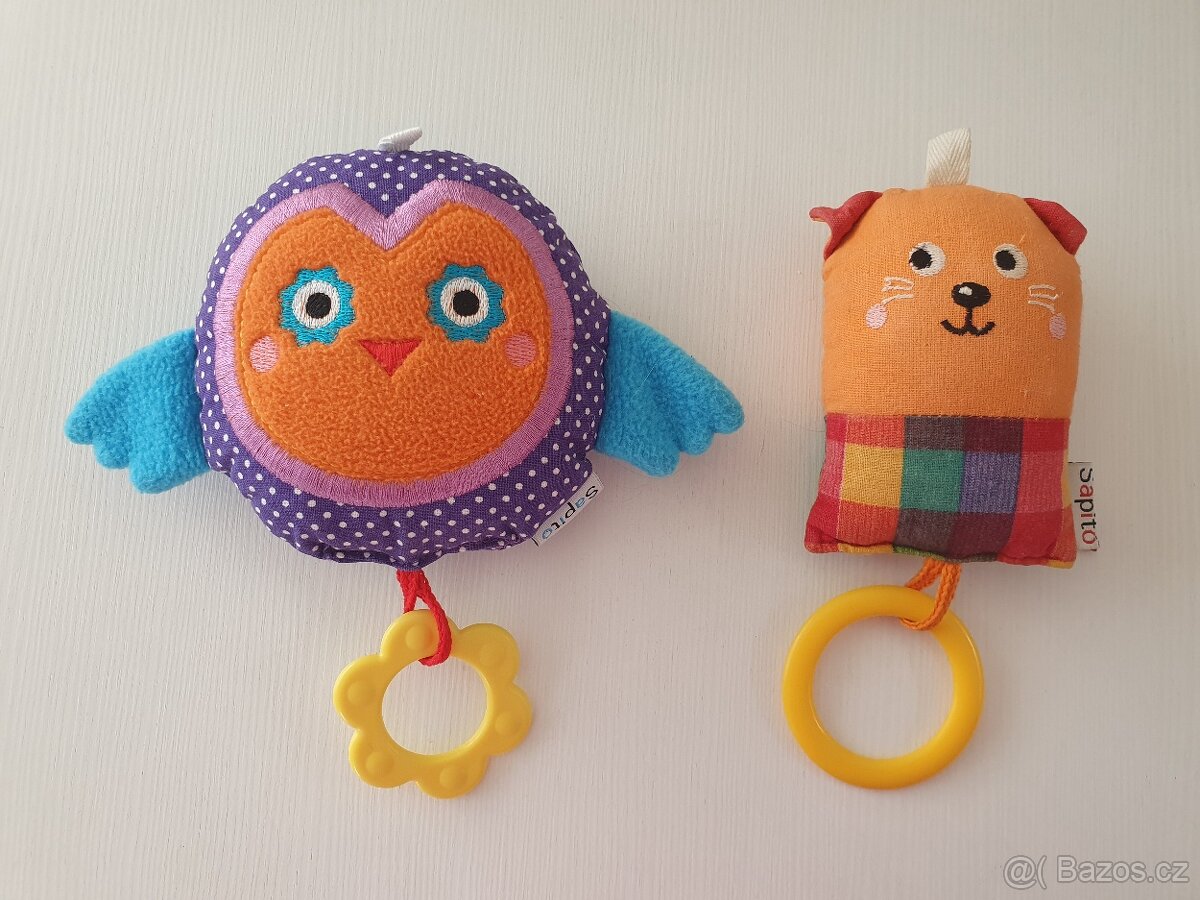 Různé hračky / chrastítka pro mimi - více foto - 4