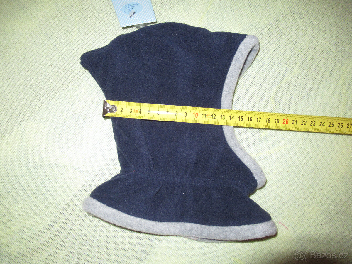 Zimní čepice - kukla pro miminka 6-9měsíců - 4