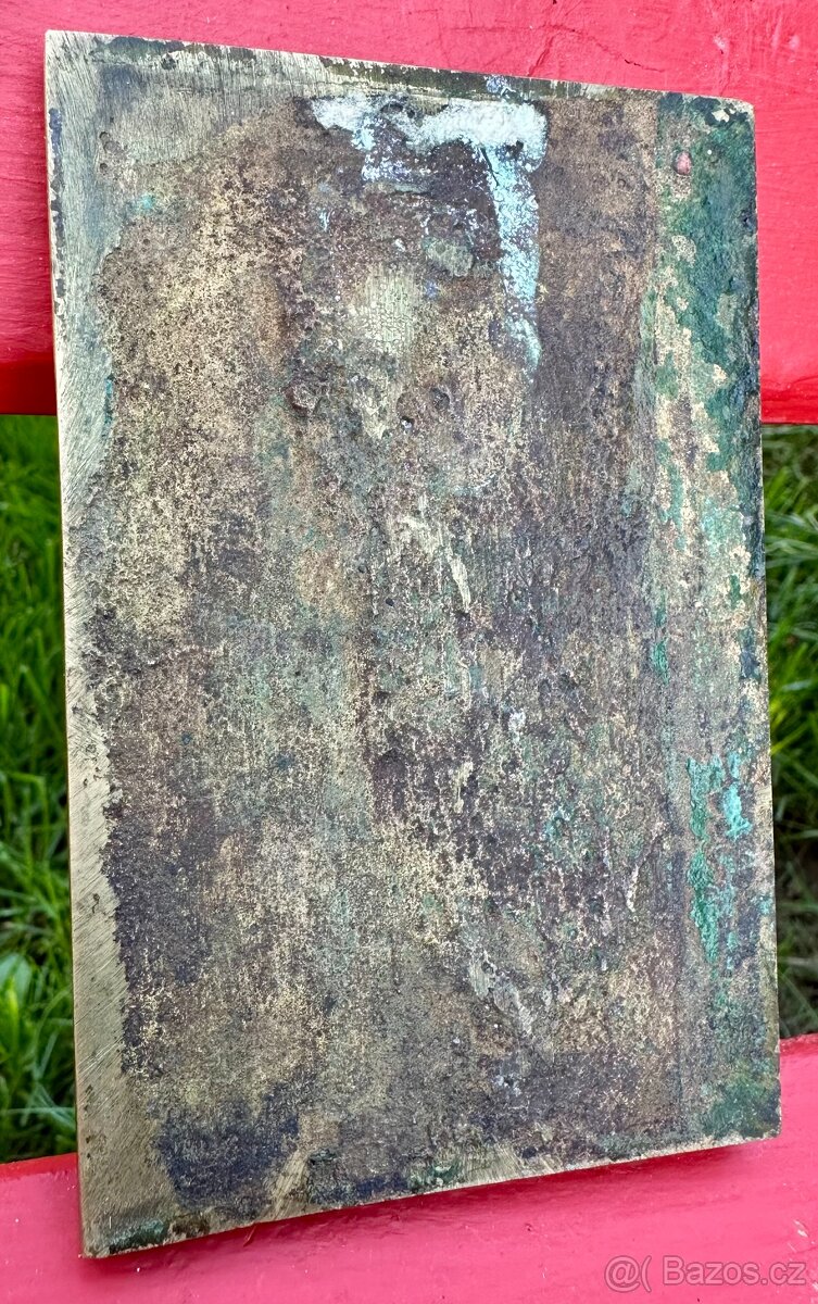 Stará plaketa bronz ORIGINAL J. Konečný PRO FAJNŠMEKRA - 4