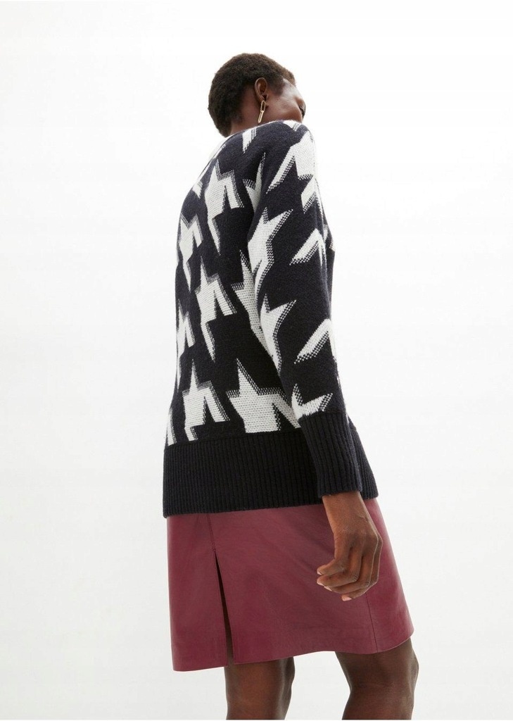 Krásný teplý svetr s 30% vlna 40/44 - 4