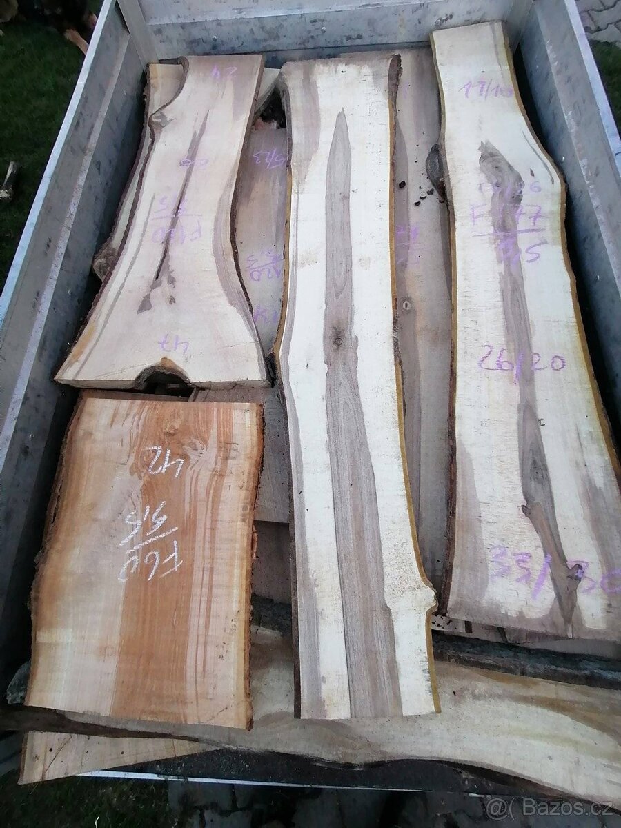 Fošny prkna dřevo hranolky 70 druhů dřevin - 4