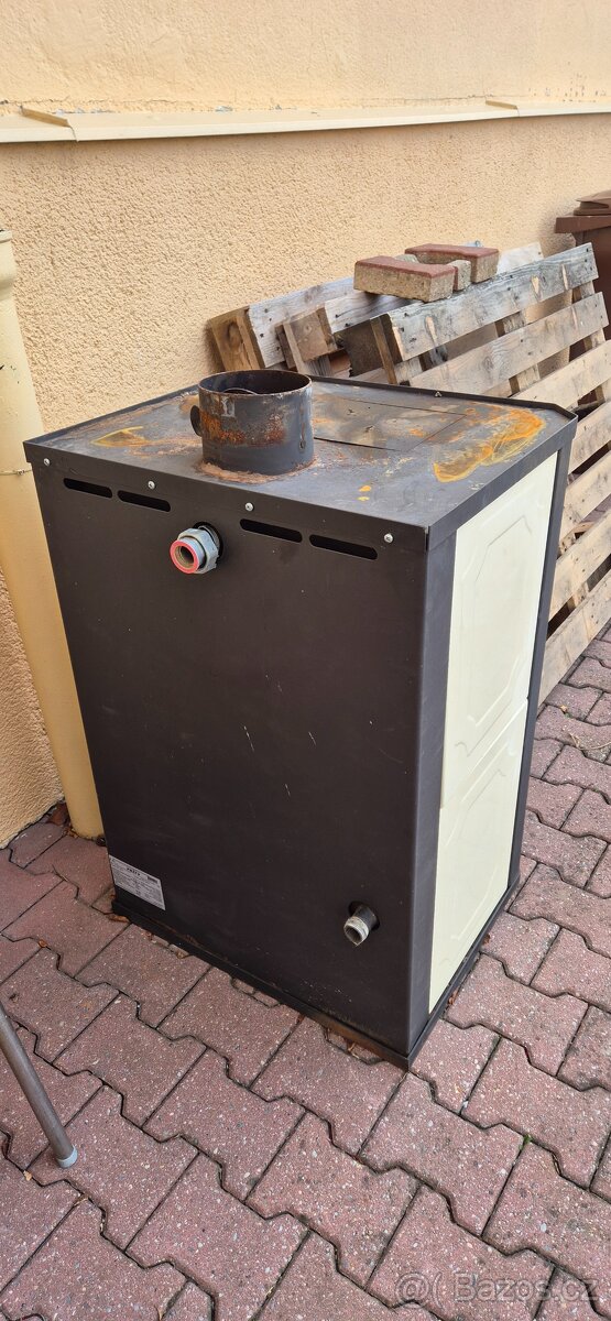 Teplovodní kotel na tuhá paliva Prity + čerpadlo + termostat - 4