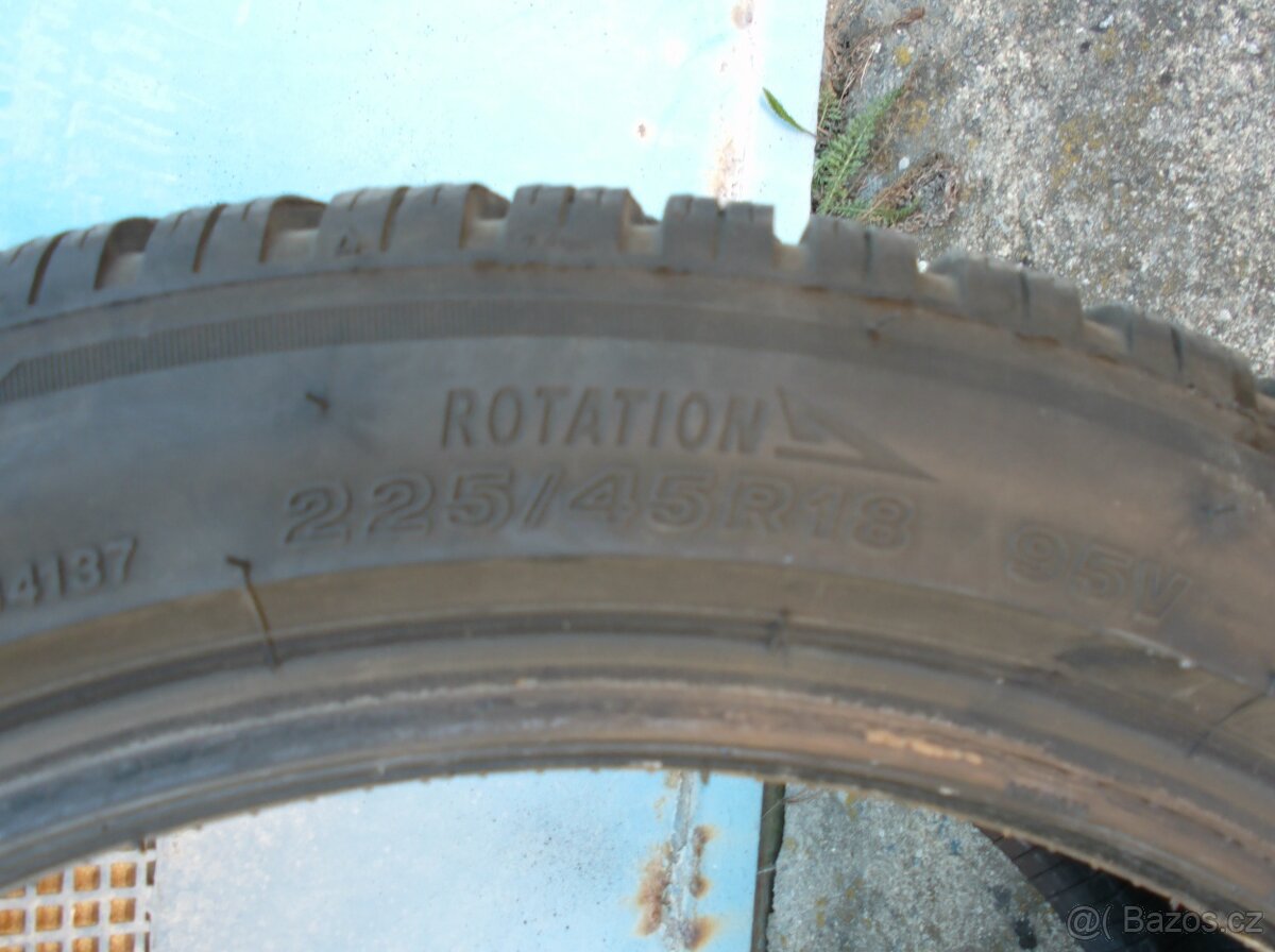 1 x zimní pneu Bridgestone Blizzak 005 225/45 R 18, DOT 2024 - 4