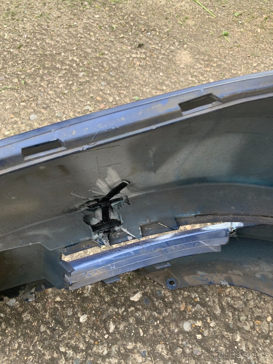 predni naraznik skoda fabia 2 II roomster modry - 4