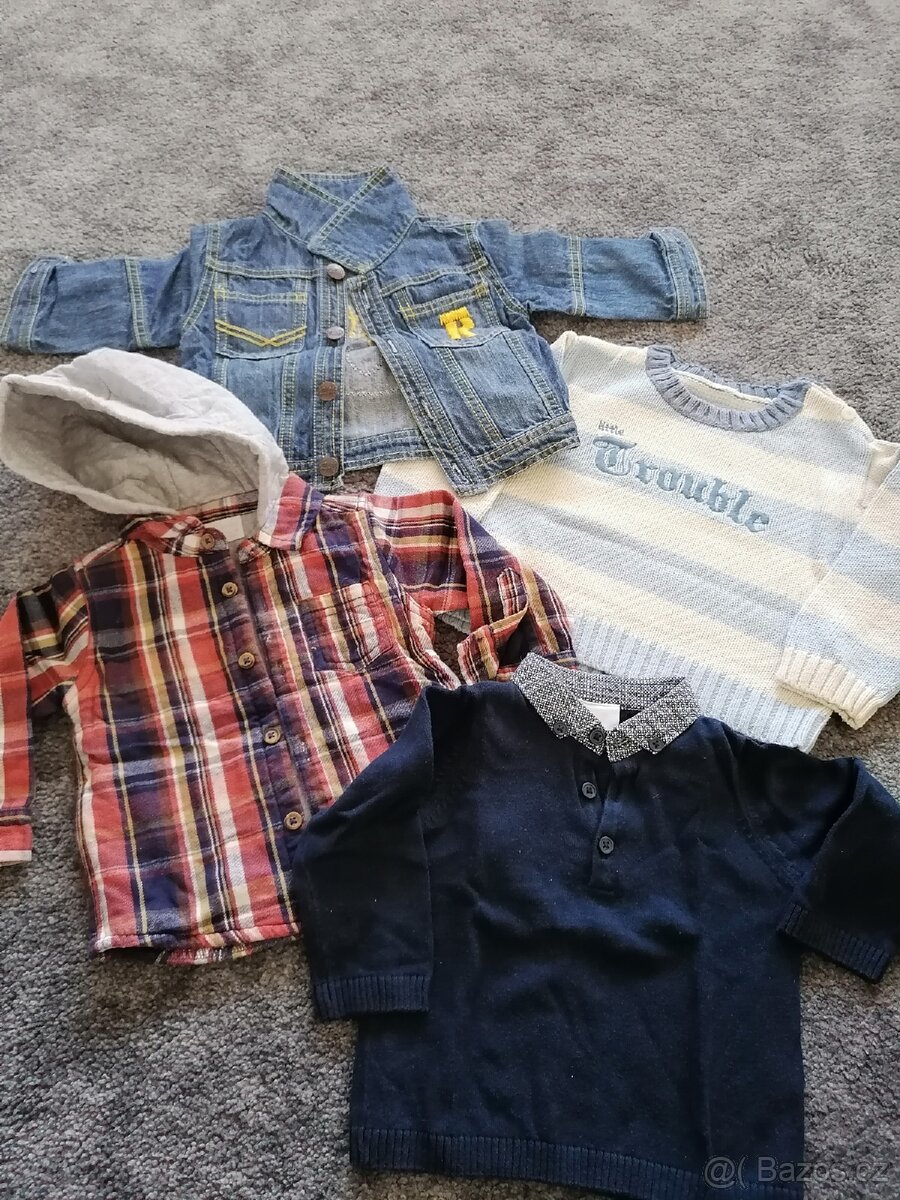 Chlapecký komplet 6-12m. - 4