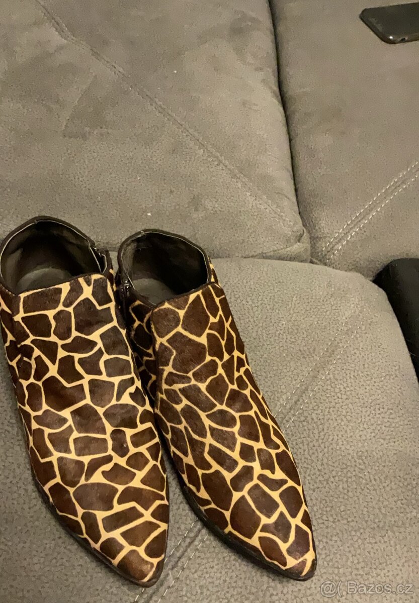 Kotníčkové kožené Bata 37 vel - 4