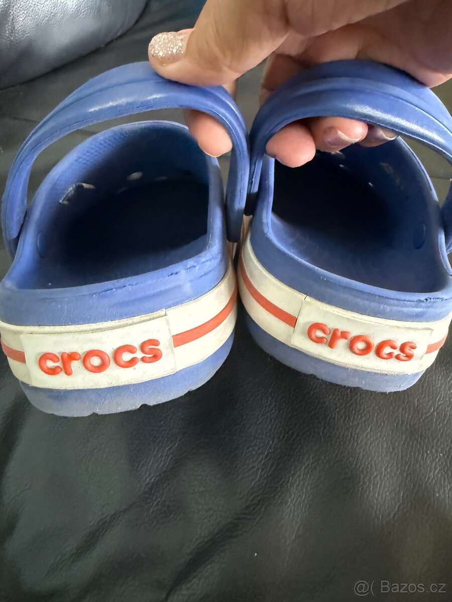 Crocs modré vel. J3 - 21 cm - 4