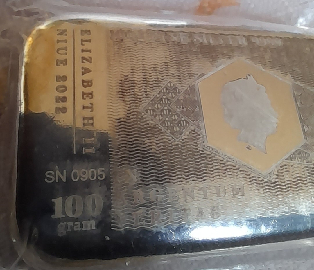 Stříbrný slitek 100g - 4