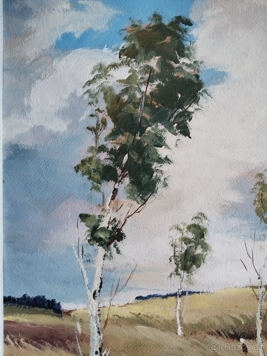 obraz LETNÍ DEN, olej, Josef Fiala - 4