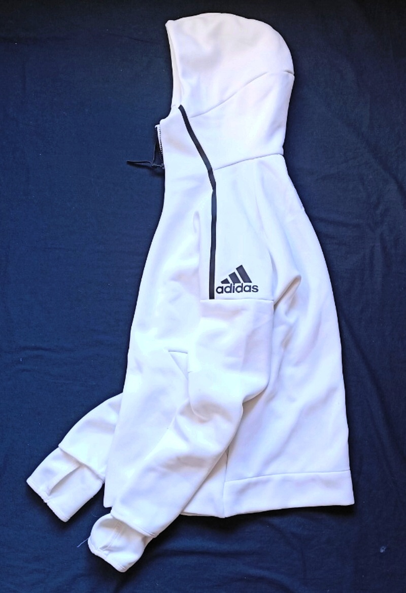 KVALITNÍ BÍLÁ MIKINA-ADIDAS, CLIMA LITE - vel. S/36 . - 4