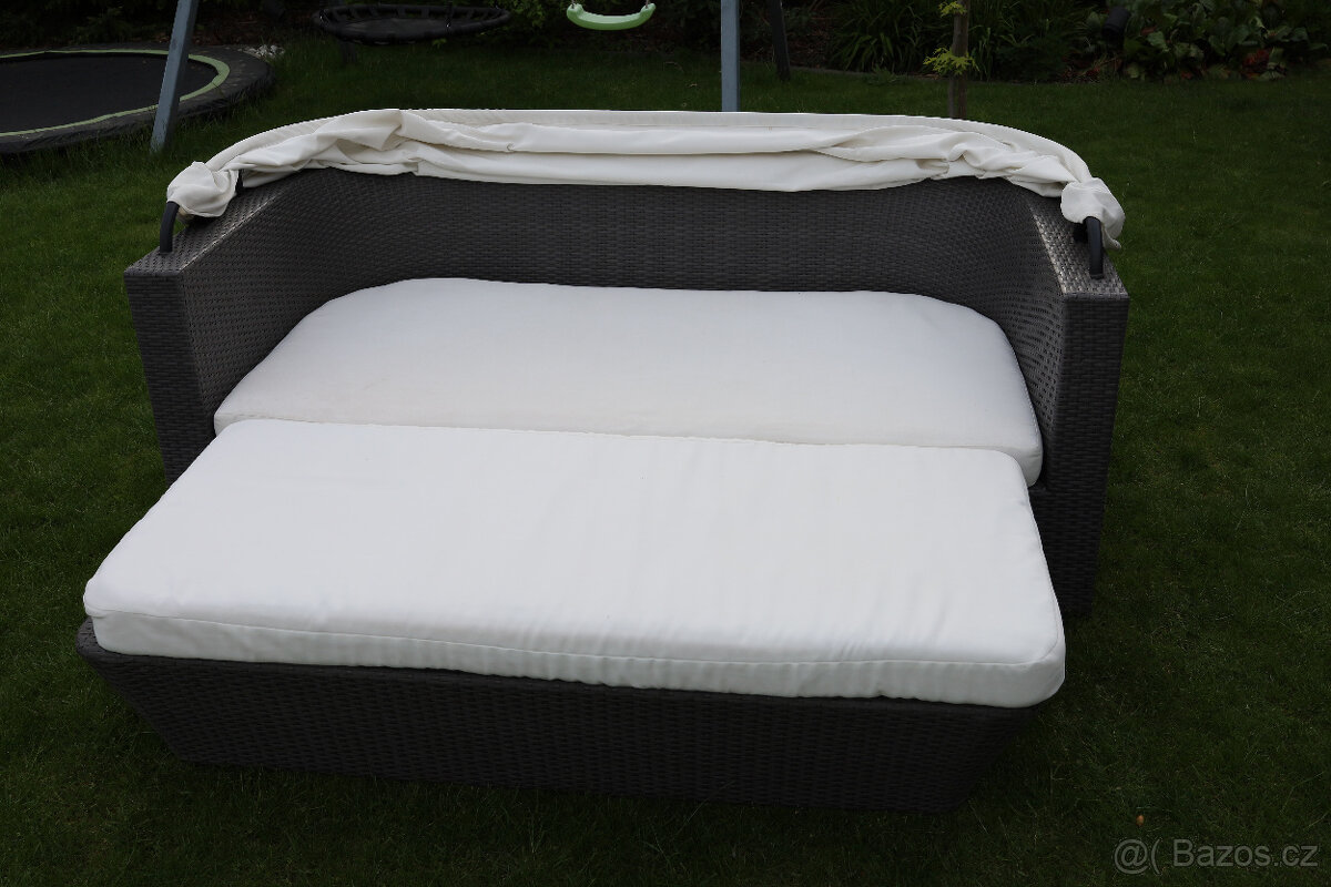 Ratanový zahradní gauč - 4