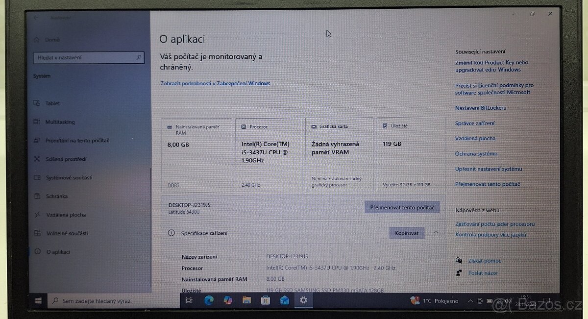 DELL Latitude 6430u plus adaptér. Nefunkční Bluetooth - 4