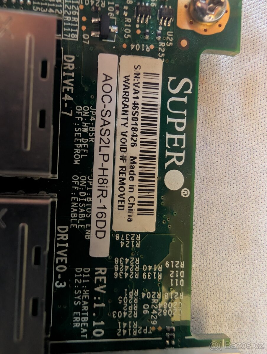 RAID řadič Supermicro AOC-SAS2LP-H8iR-16DD - 4