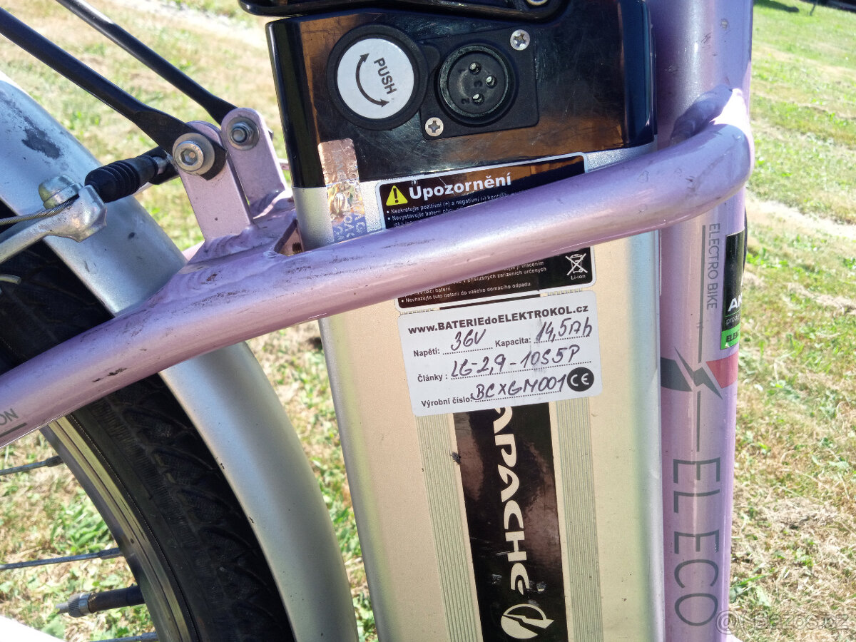 elektrokolo apache 18" 36V 6,6Ah 238Wh - 4