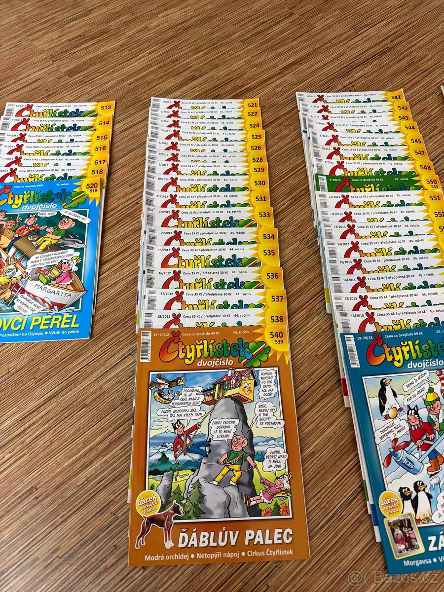 Časopisy čtyřlístek 2010,2011,2012,2013,2014,2015 - 4