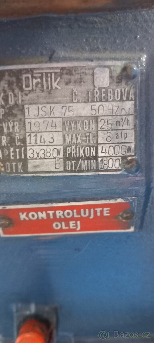 Kompresor Orlík 1JSK 75 - 4
