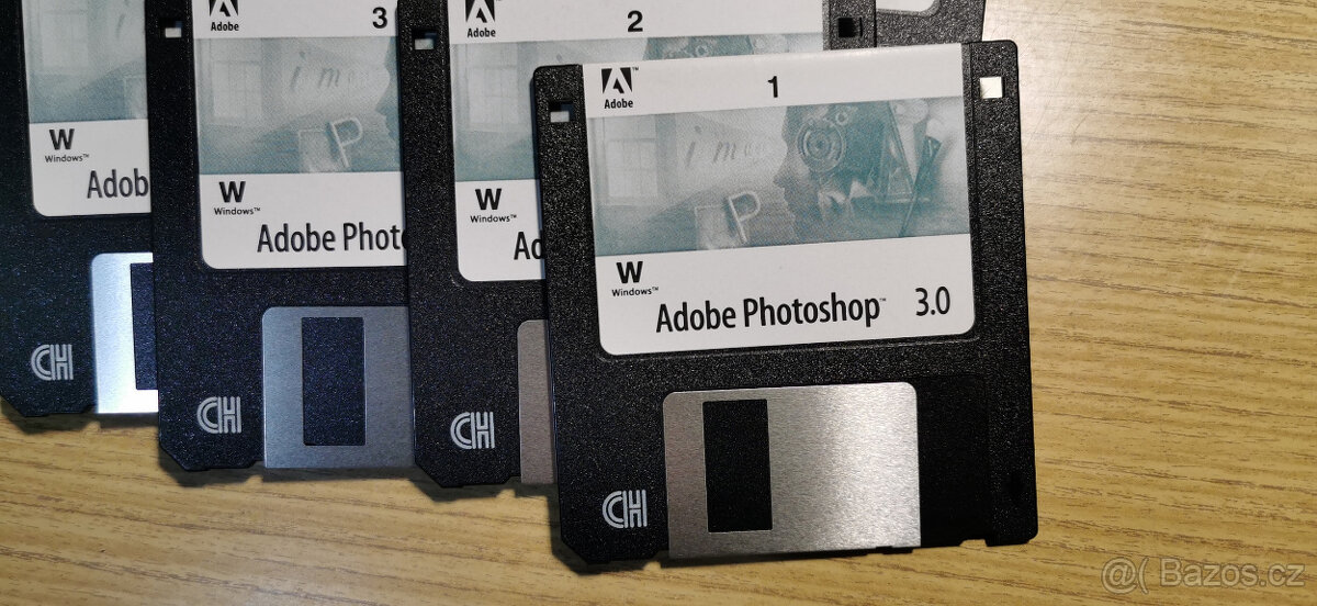 PRODÁM DISKETY PHOTOSHOP 3,0 - 4