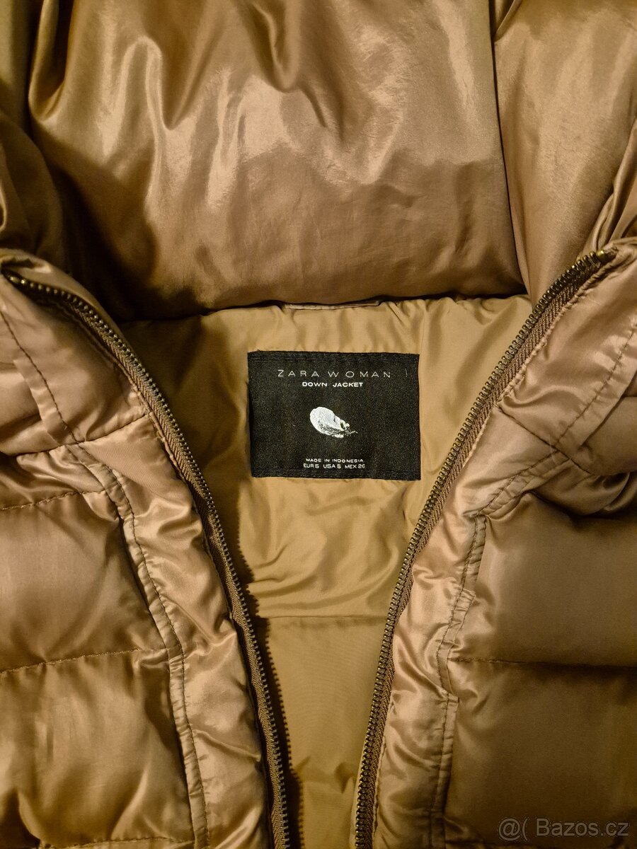 ZARA péřová zimní bunda, vel. S - 4