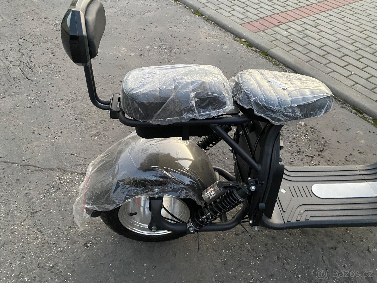 Nova elektricka kolobezka maxstorm longway -1500w, 2 baterie - 4