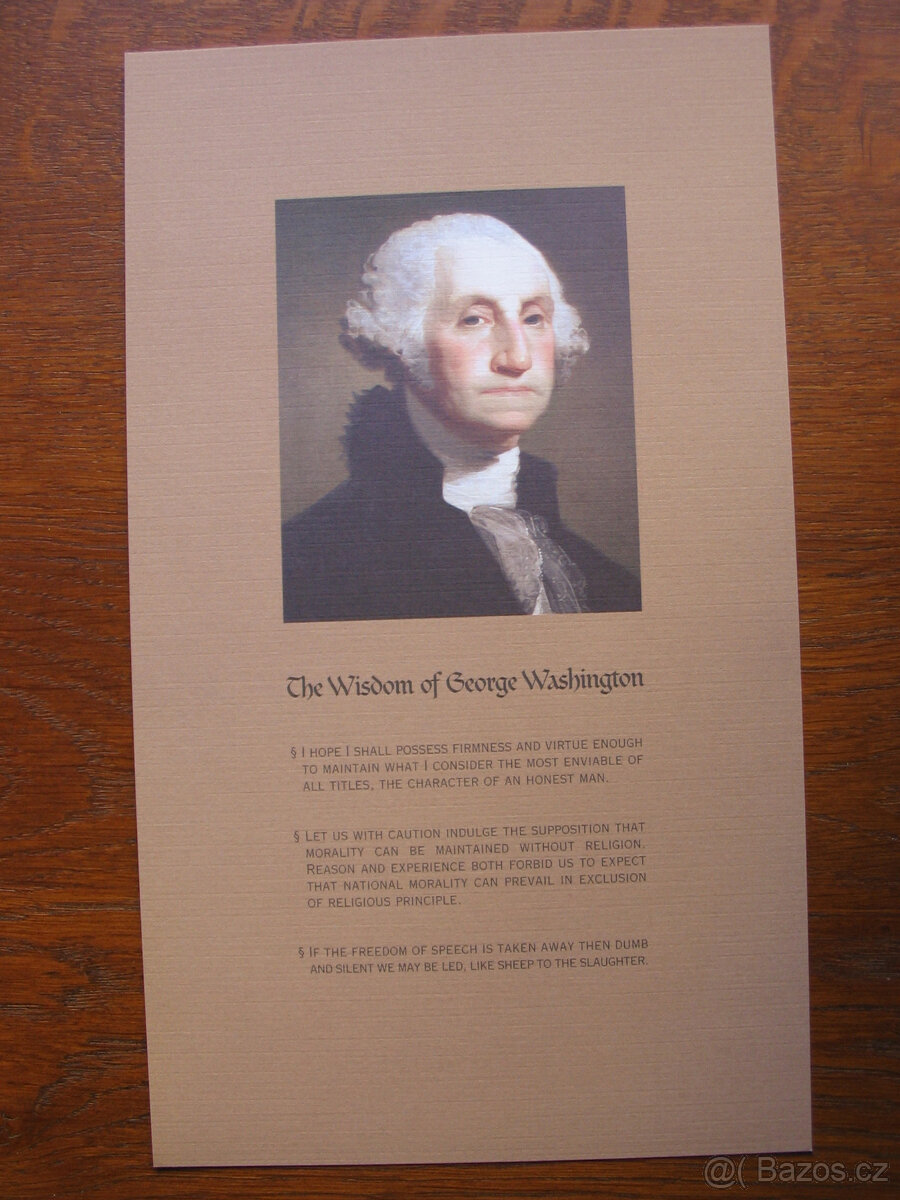 4x 1$ US dollar nerozříznuté bankovky 1$ US dolar. - 4