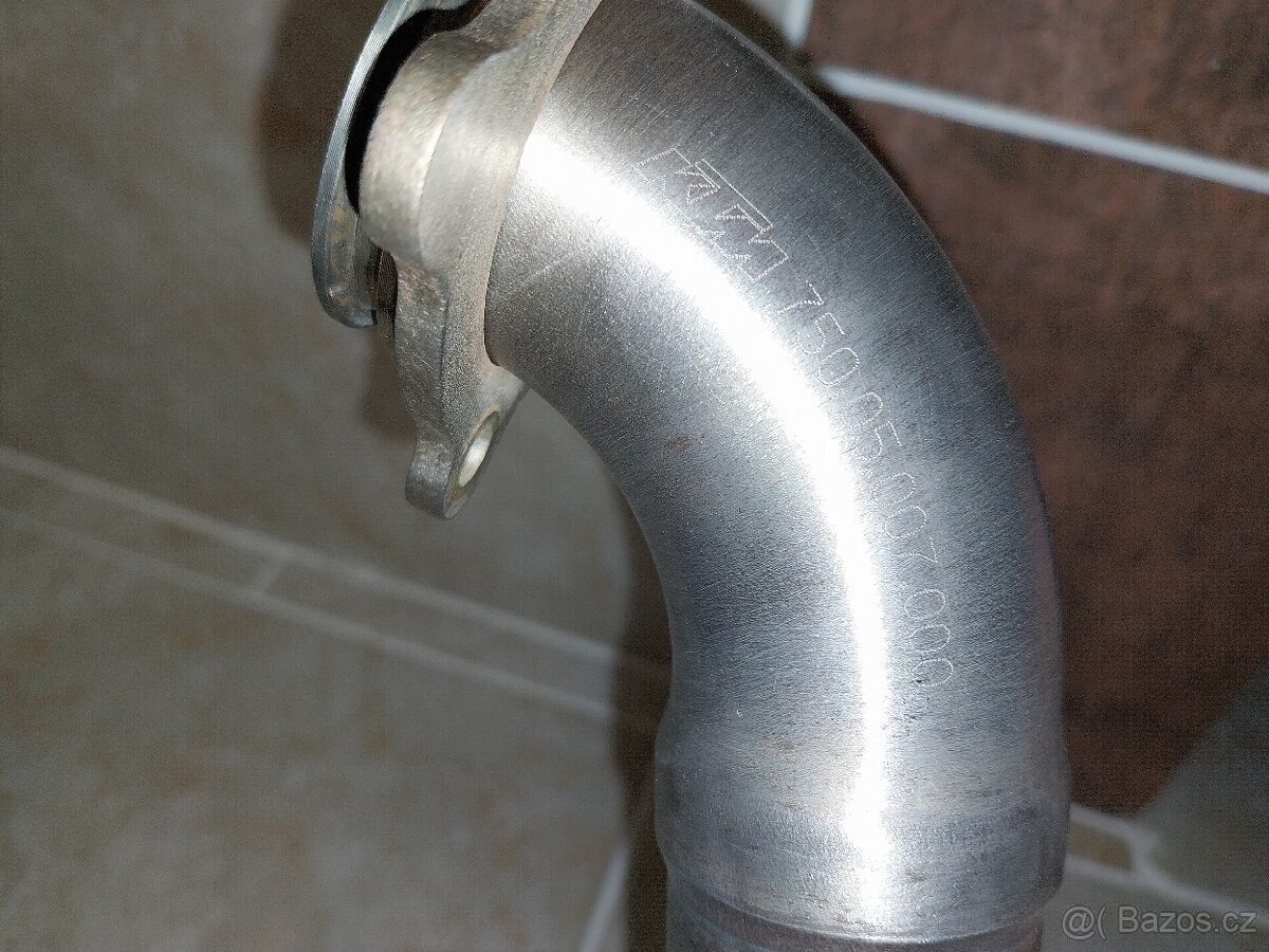 Výfukový svod a výfuky KTM 690 SM - 4