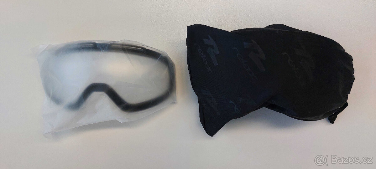 Dětské lyžařské brýle RELAX bílé, výměnná skla - 4