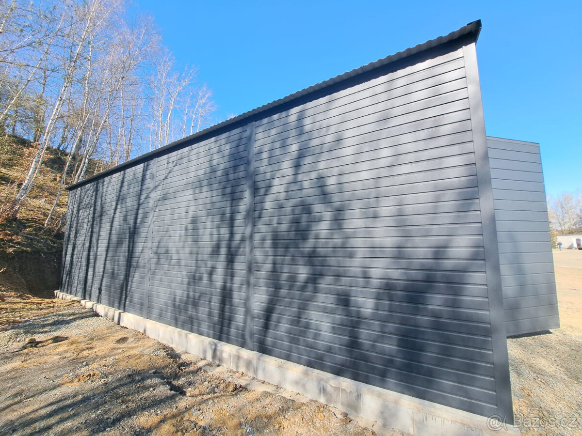 Plechová hala 8x12m - 4