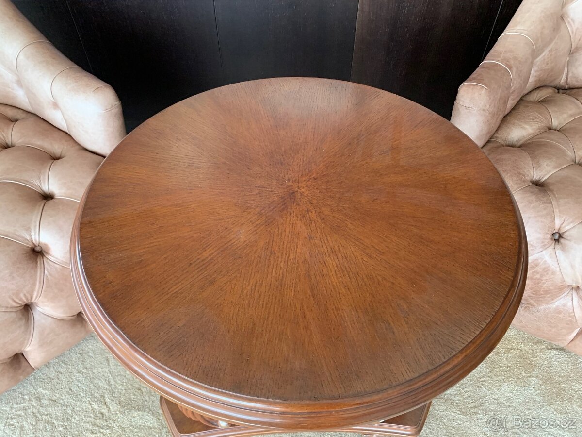 ANGLICKÁ SEDACÍ SOUPRAVA - NOVÁ, BÉŽOVÁ - 4