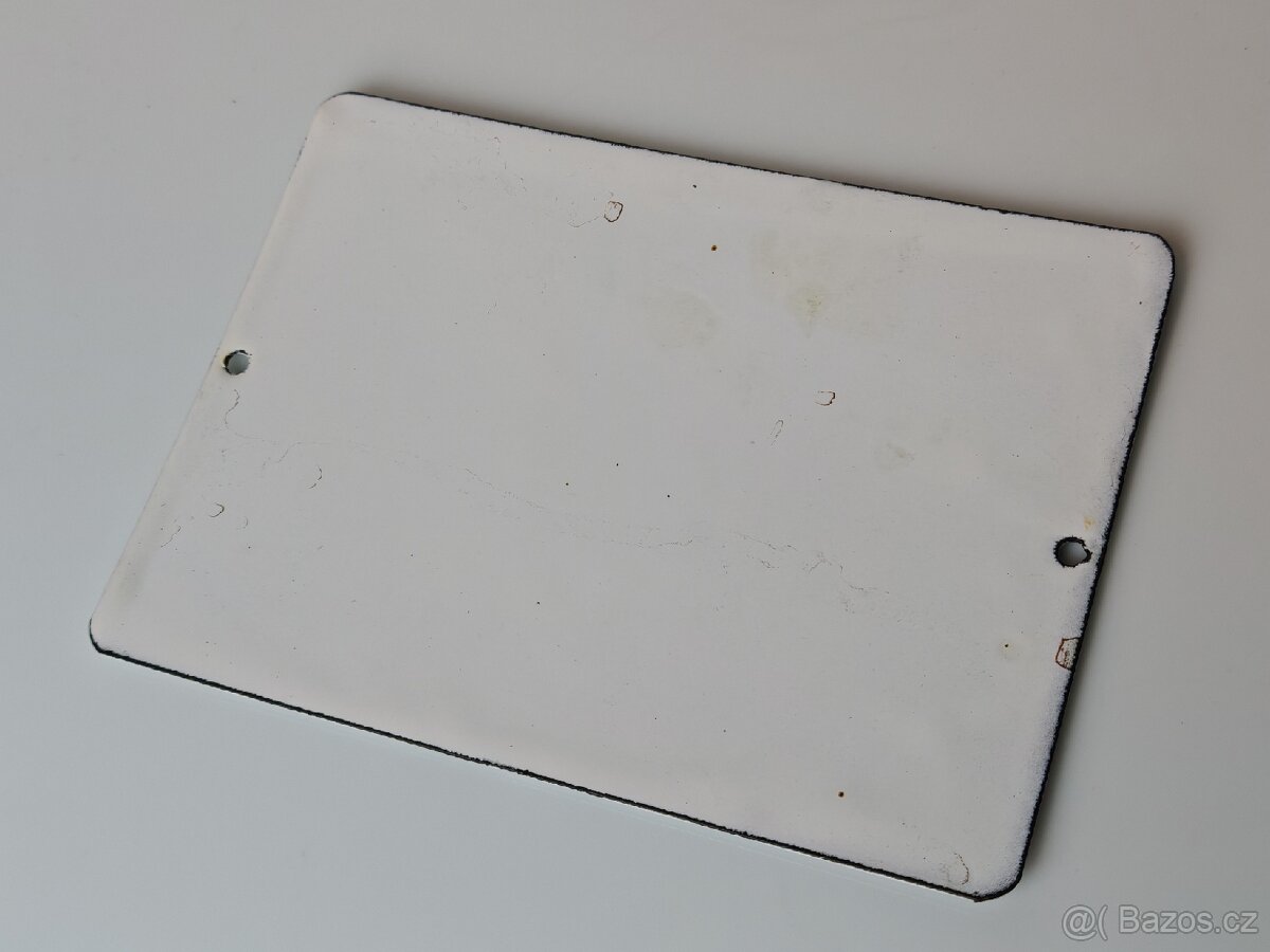 Smaltovaná cedule - 4