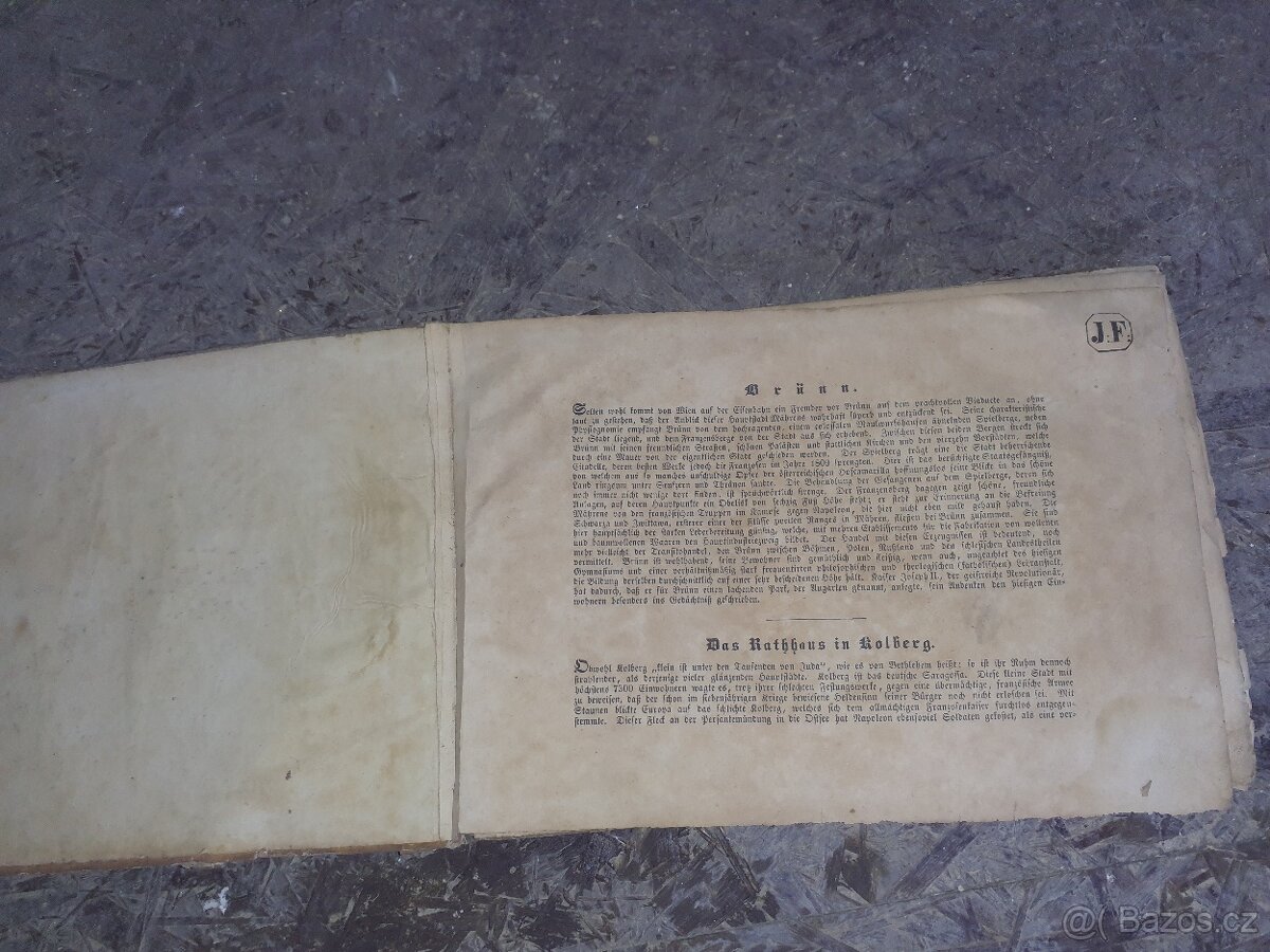 Starožitná kniha o Napoleonovy psaná německým švabachem - 4