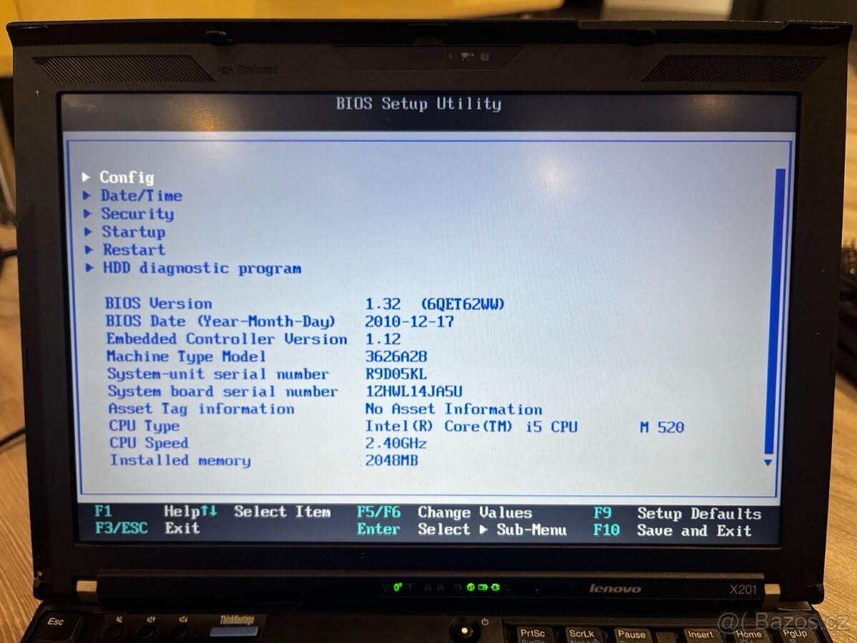 Lenovo x201 bez HDD + dock - 4