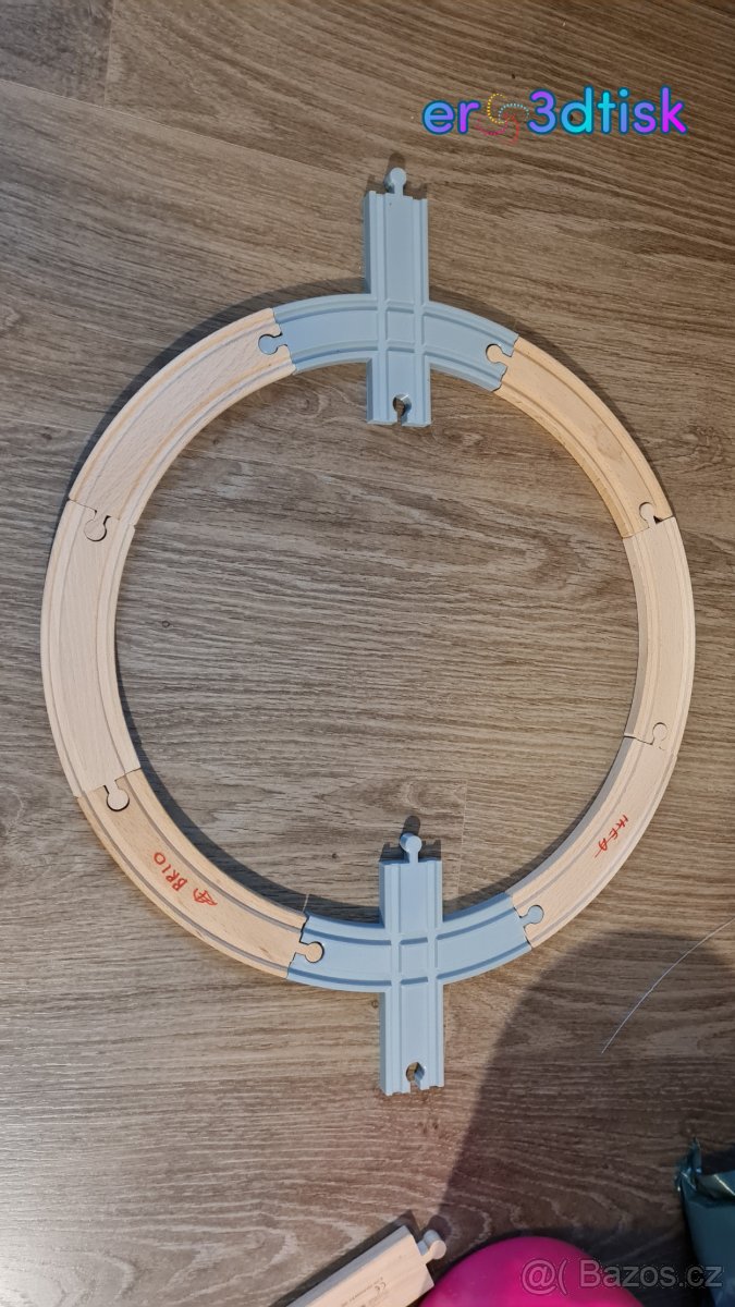 Vláčkodráha - speciální křížení Brio Lidl Ikea - 4