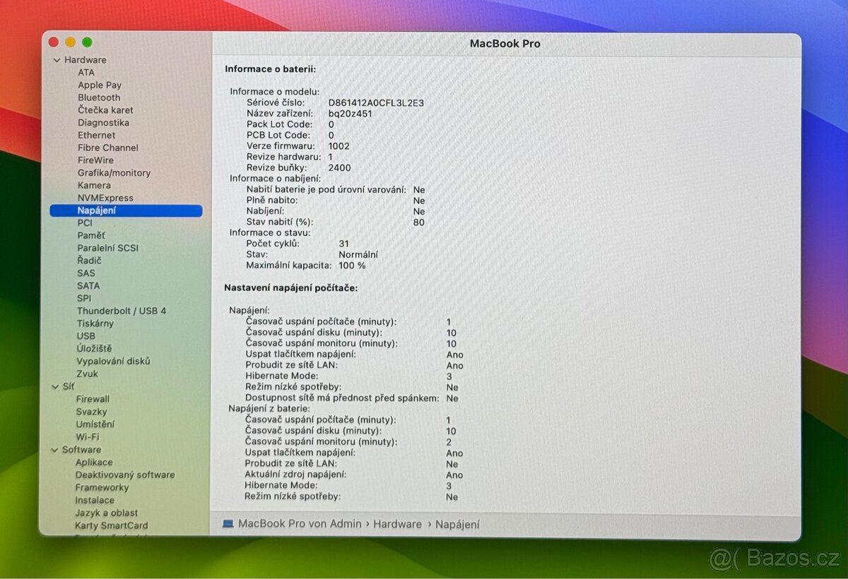 MacBook Pro M1 2020 CTO /16GB RAM/256GB SSD/Záruka - 4