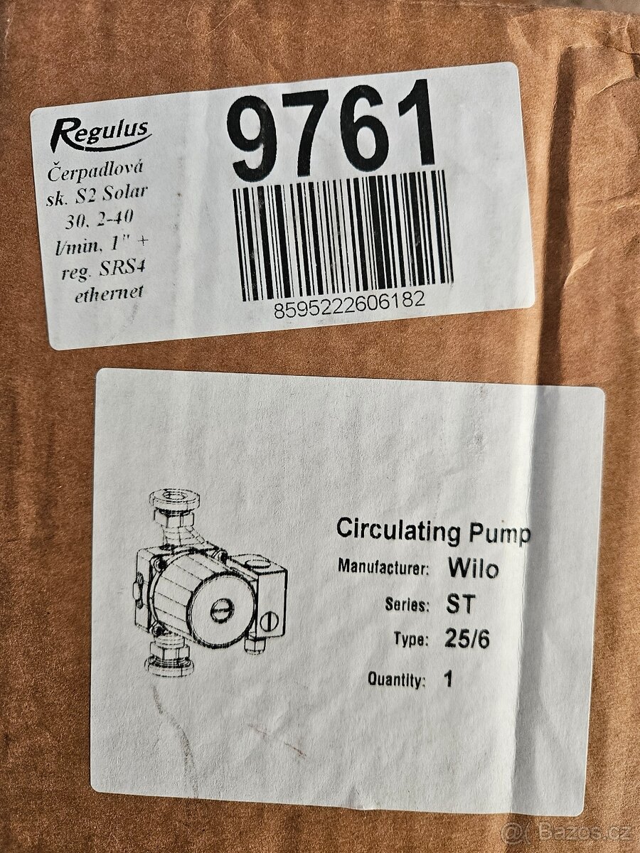 Solární ohřev, čerpadlová soustava REGULUS - 4