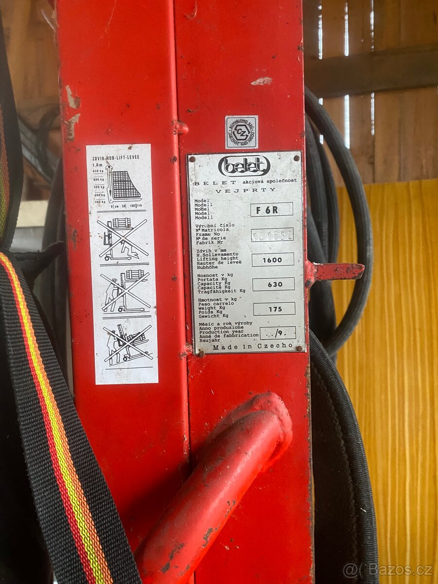 Vysokozvizny paletovaci vozik - 4