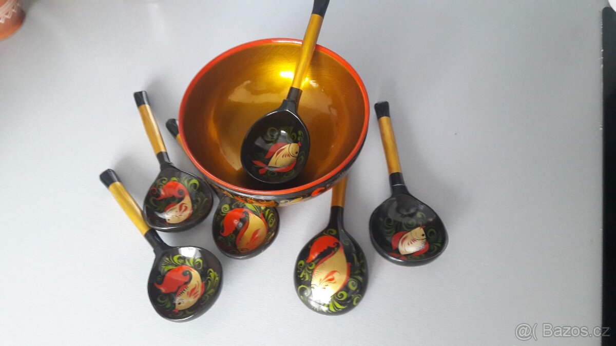 Dřevěná keramika 8 ks - 4