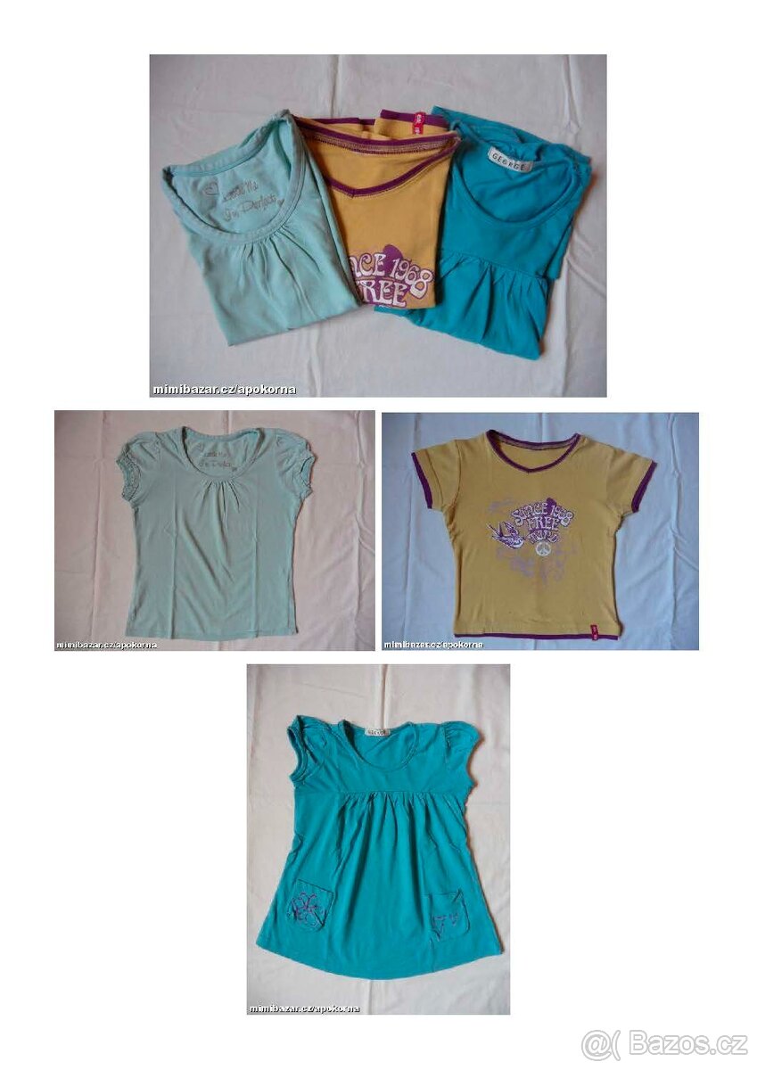 Letní balíček vel. 122 - šaty, kraťase... - 4