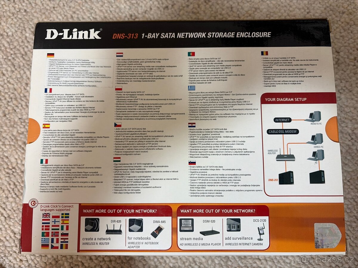 NAS D-link DNS-313 - 4