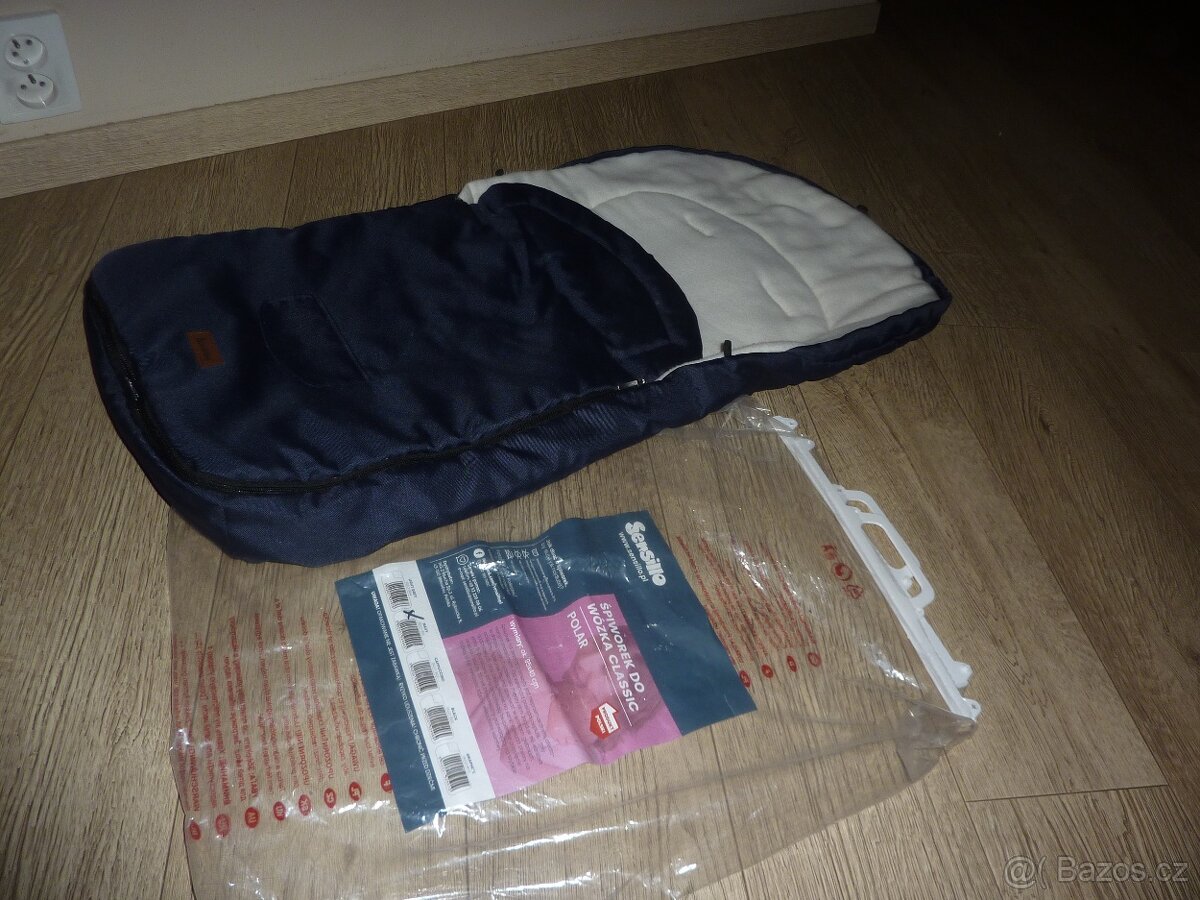 Sensillo POLAR NAVY fusak/ spací pytel do kočárku - 4