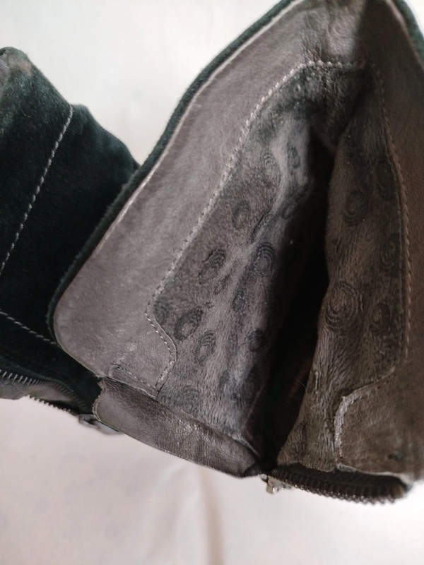 Kotníkové semišové boty - 4